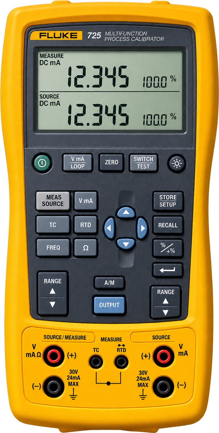 Fluke 725 — Calibrador multifunción de procesos