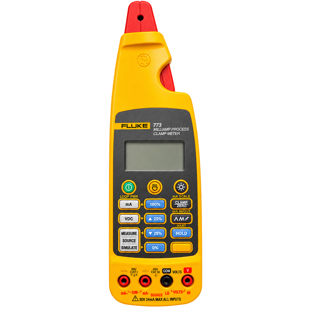 Fluke 773 — Pinza de proceso para medición y simulación de señales de 4-20 mA
