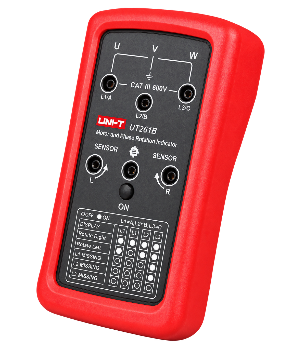 UNI-T UT261B — Secuencímetro y sentido de giro